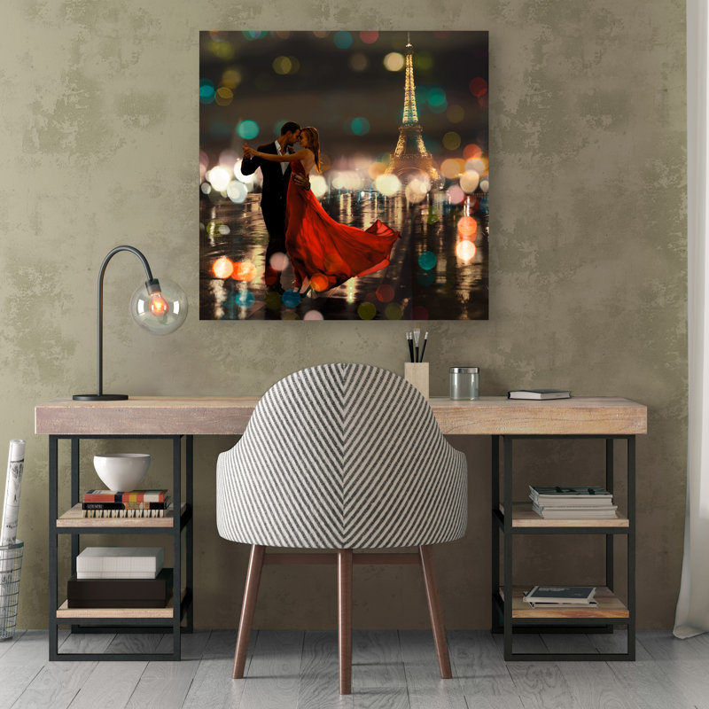 Midnight In Paris by Dianne Loumer - Wrapped Canvas Print, 70cm H x 70cm W x 4cm D