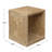 Evana Open Storage Woven End Table
