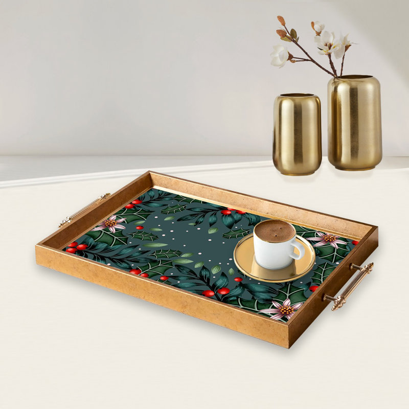 Élégant plateau en verre de 19,7 po x 11,4 po x 1,4 po | Fabrication 100% verre durable | Facile à nettoyer avec un chiffon humide | Idéal pour le service, la présentation décorative et l'organisation | Ajout élégant à la décoration intérieure