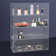 4 Grids Clear Acrylic Display Box with Lock