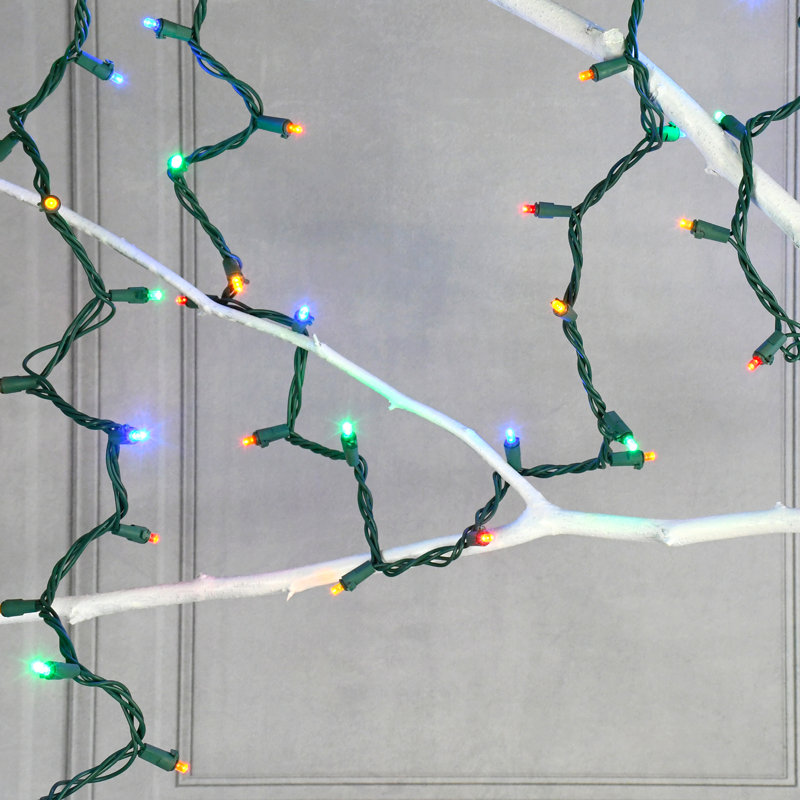 Electric LED Mini String Lights with 70 Bulbs, Multi Colour