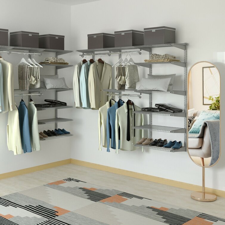 Rebrilliant Marelle 72'' Closet System & Reviews