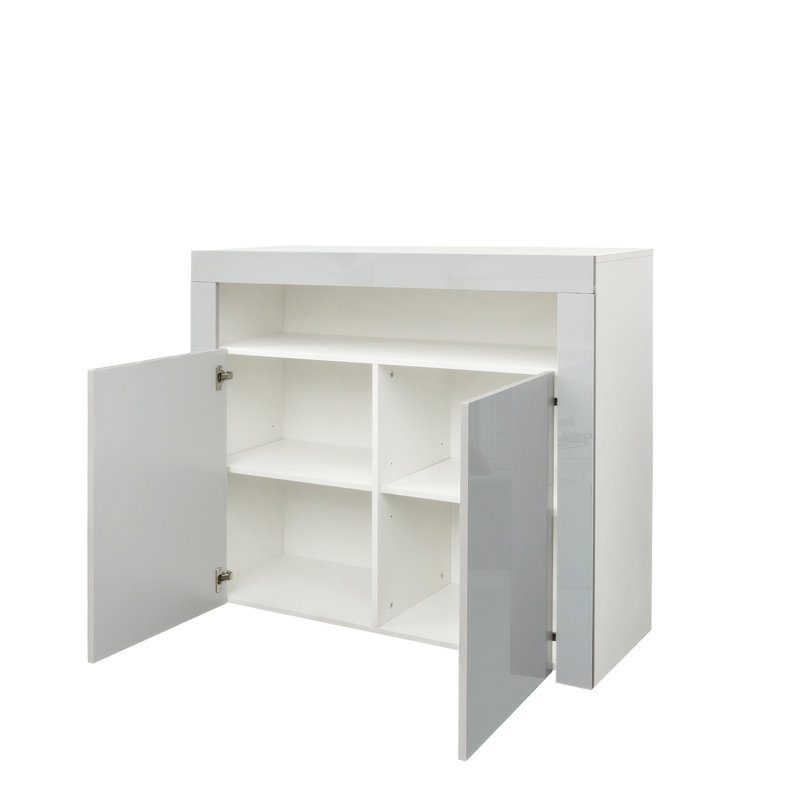 Vitrine de rangement en bois à DEL