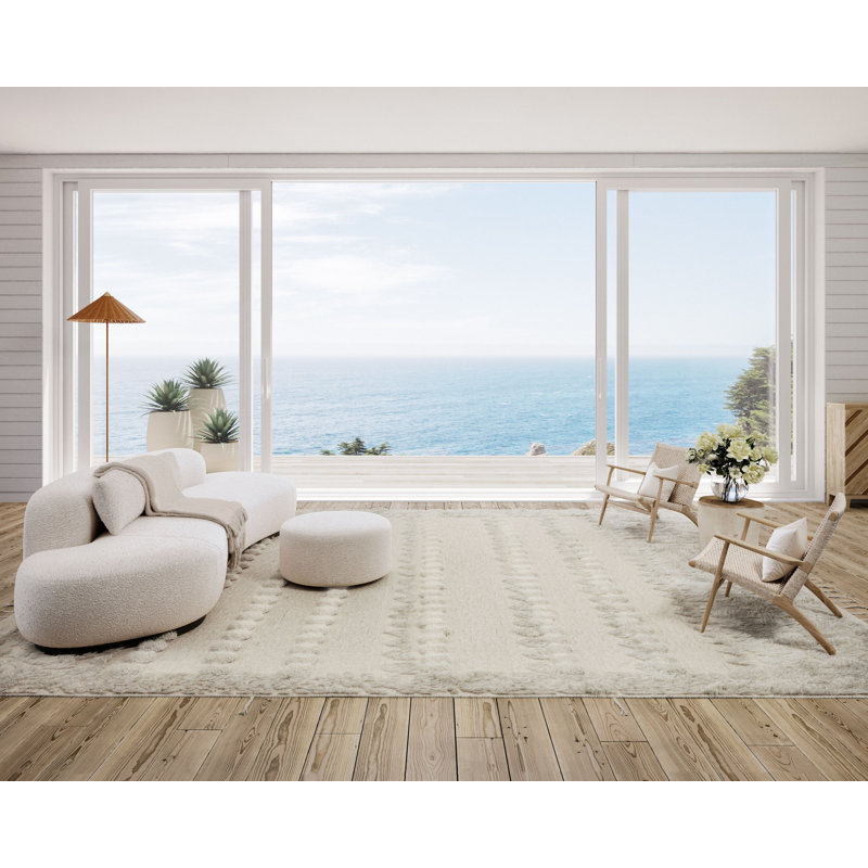 Fergie - Cream, Rectangle 8' x 10'