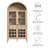 Nolan Arched Bar Cabinet-108298311