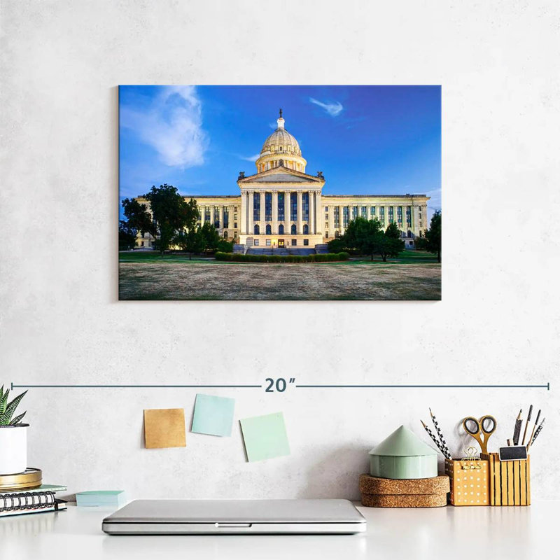 Nicci Capitol Building In Oklahoma, 8" H x 12" W