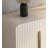 Cream-coloured rectangular solid wood shoe cabinet-2094544228