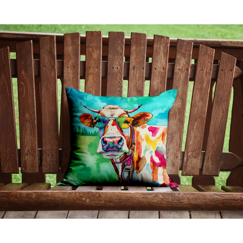 Coussin Hippie, H 14 po x l 14 po
