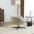 Chenille Upholstered 360° Swivel Club Chair Living Room Chair Reading Chair Corner Chair-189869239