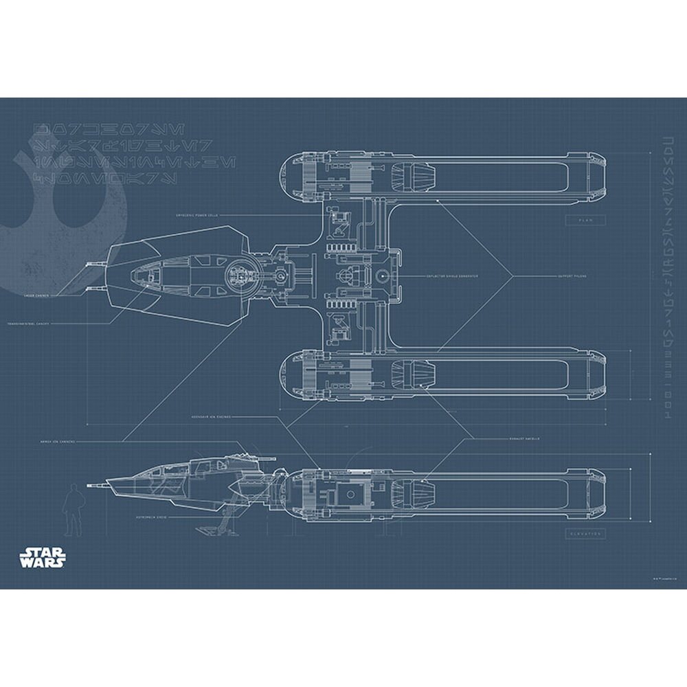 Poster Star Wars Ep9 Y-Wing