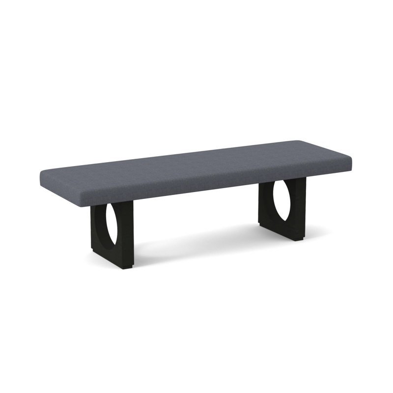 Void Upholstered Bench, Espresso, Elise Harbor