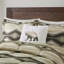 Ensemble d'édredon pour grand lit d'inspiration sud-ouest avec coussin décoratif