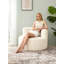 One Seater Compressed Round Curved Lounge Chair-137515551