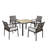 All Weather 5-Piece Patio Dining Table Sets-910288391-910288388