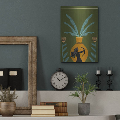 Warrior Goddess Vase II' by Regina Moore, Metal Wall Art