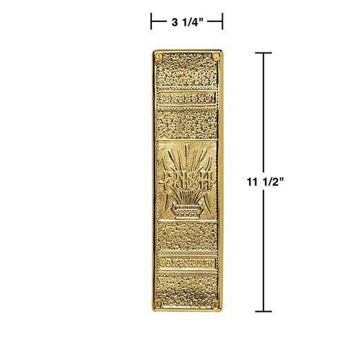 The Renovators Supply Inc. Baroque Door Push Plate | Wayfair