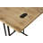 Serta Harton Rustic Expandable C Side Table