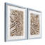 Barnwood Bloom I-ensemble de 2 reproductions d’art graphique encadrées sur papier