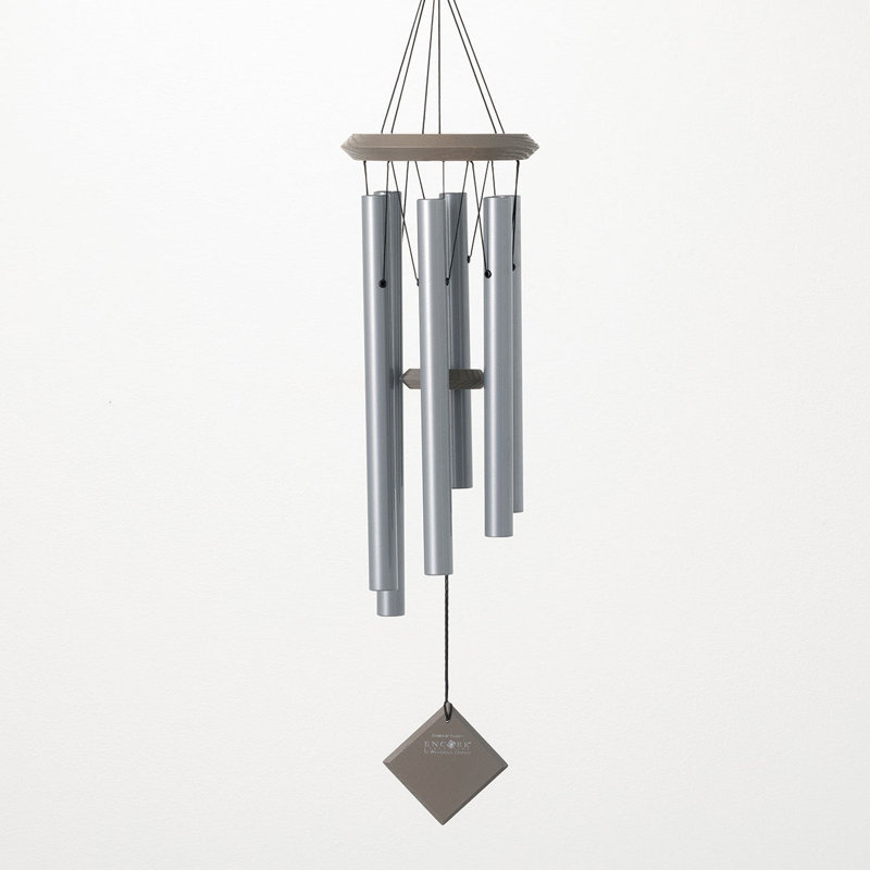 Carillon, H 27 po x l 6 po x P 6 po, Gris