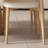 Cream Oak Rectangular Rock-Plate Table Chair Set 4 - Person Pedestal Dining Set-100748657
