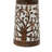 Mango Wood Handmade Minimalistic Bell Shaped Pillar Decorative  Candle Holder Set-1454927293