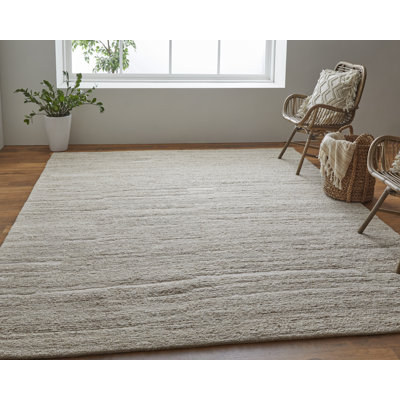 Tapis rectangulaire en laine Mellina