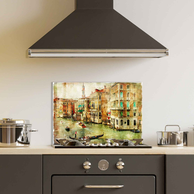 Elegant Decorative Tempered Glass Painting, 19.7 x 27.6 Inches | 100% Tempered Glass, Thickness: 0.16 Inches | Perfect for Home Decor, Living Room, and Office | Stunning Art Piece with Modern Aesthetic