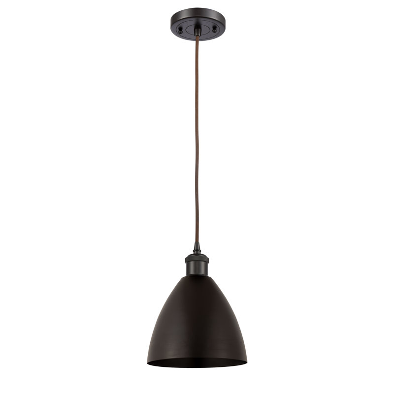 Luminaire suspendu conique à 1 lumière