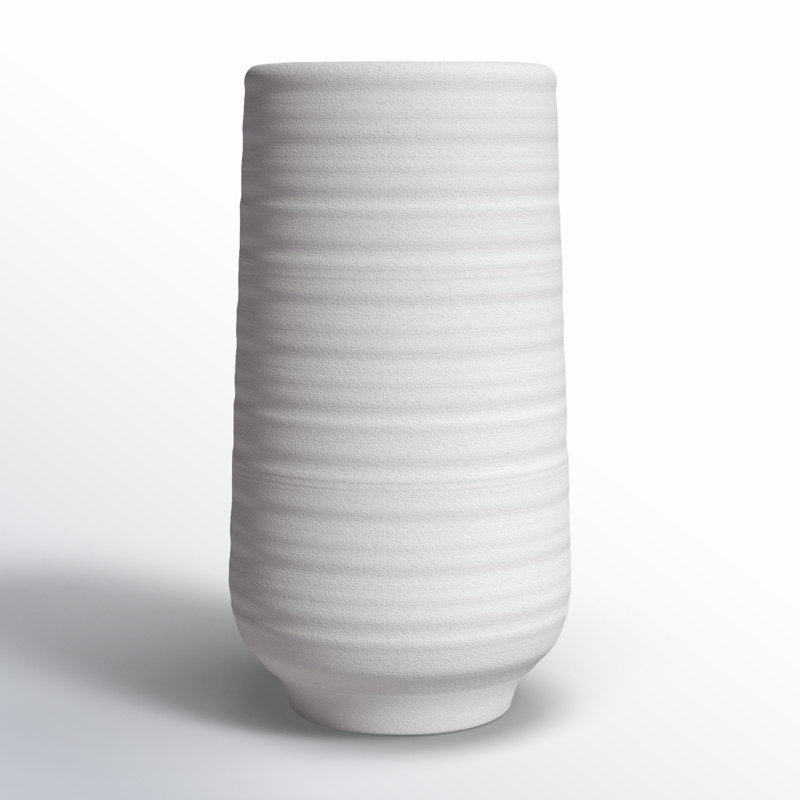 Canella Handmade Concrete Table Vase, 16" H x 8" W x 8" D