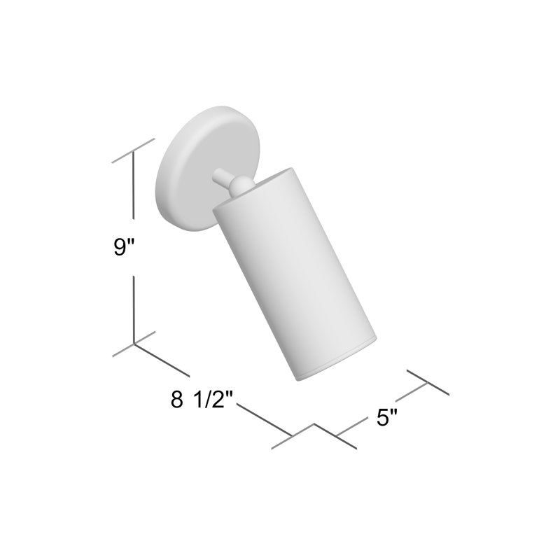 Dungannon Armed Sconce, White