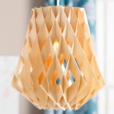 Luminaire suspendu géométrique à 1 lumière Gwyn