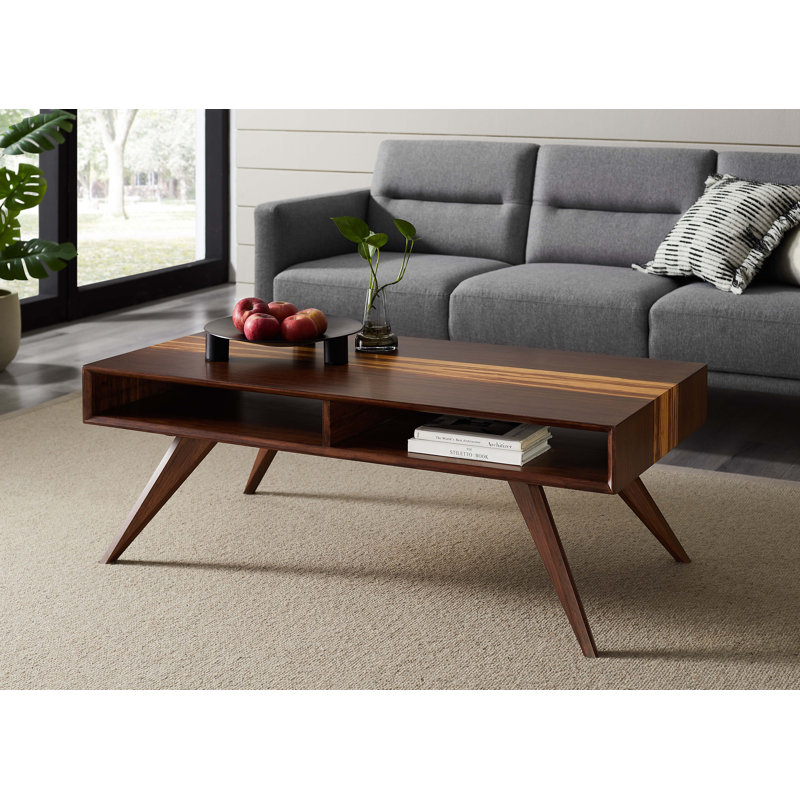 Table basse Hartline, bourgogne