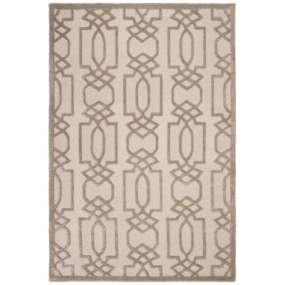 Zandbergen Hand Tufted Wool Geometric Rug
