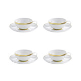 Domo Gold Porcelain Teacup