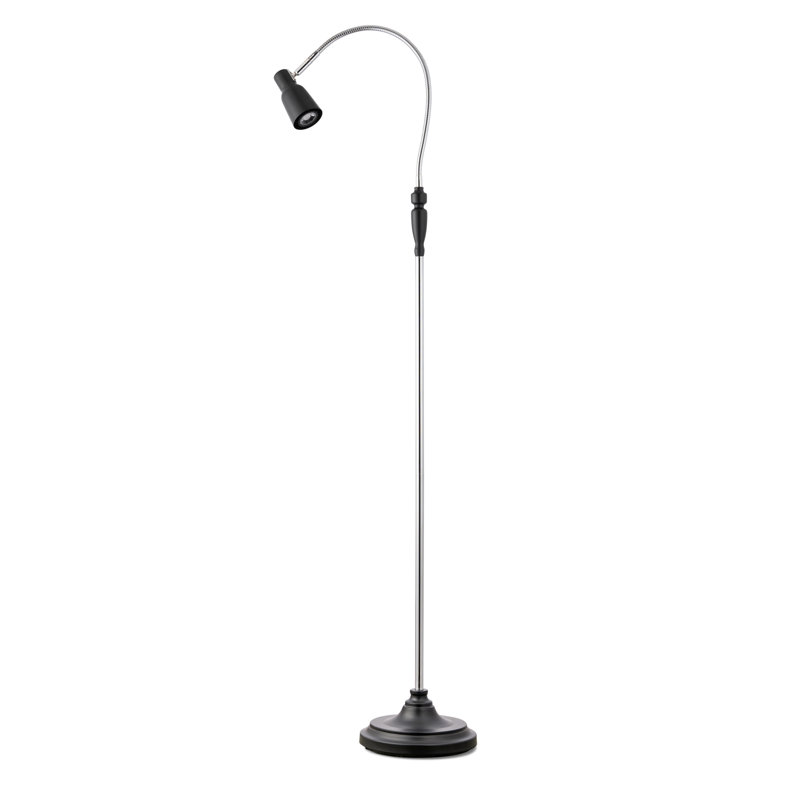 Lonniesha 190Cm Flexi Directional Optical Work Reading Craft LED Floor Lamp, Black