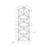 4-shelf metal bookcase-439315332