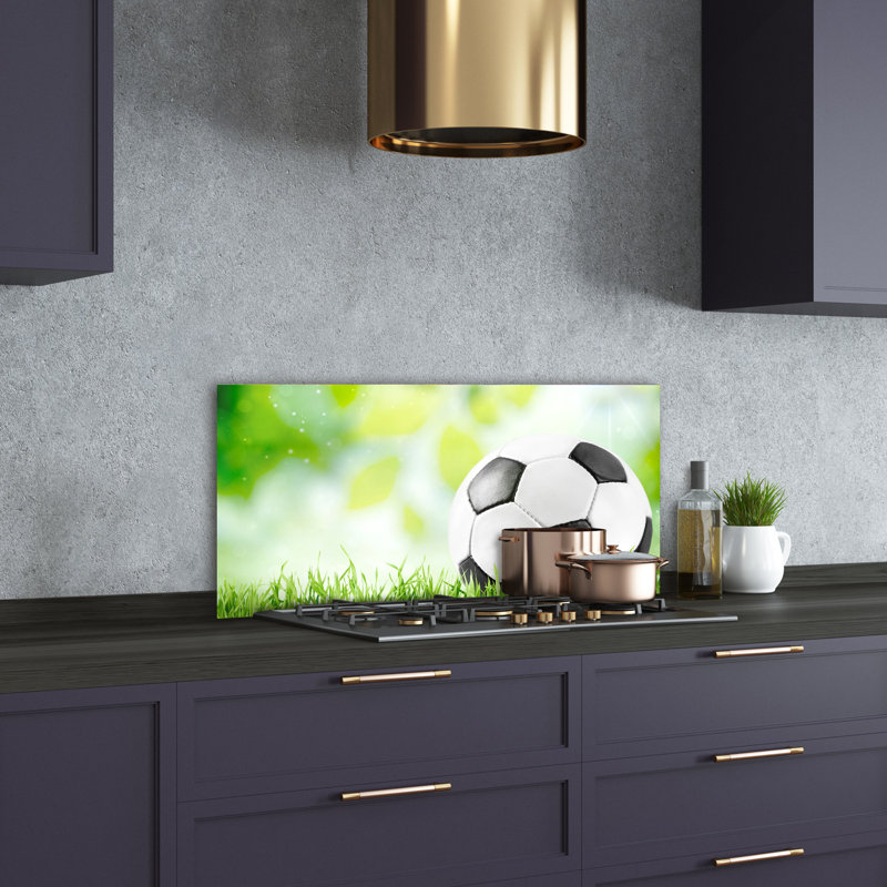 Ainis Sport - Green - Football - No Frame Print on Glass