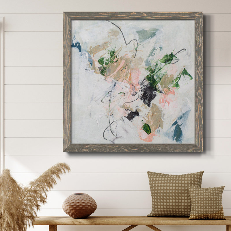 " Approaching Spring IV ", 27.5" H x 27.5" W x 1.5" D, Gray