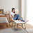 Allexis Wicker Outdoor Lounge Chair with Ottoman-1500486663