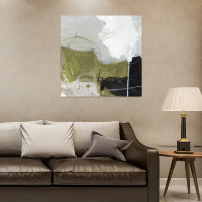 Distance, art mural abstrait contemporain