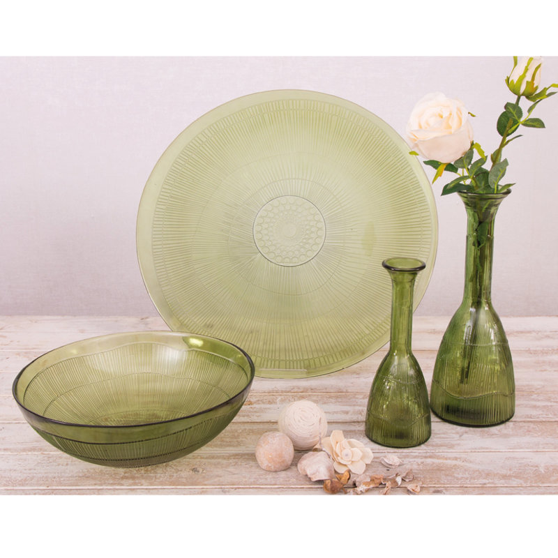 Farryn Glass Table Vase, 23cm H x 10cm W x 10cm D