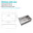 33" L x 22" W Drop In Single Bowl Stainless Steel Kitchen Sink-104924651