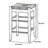 Brundage Counter Stool with Solid Wood Frame