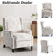 74 cm Wide Cotton Blend Recliner-603286583