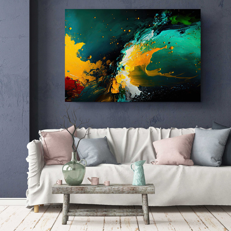 Reproduction d'art sur toile, H 40 po x l 60 po x P 1 po