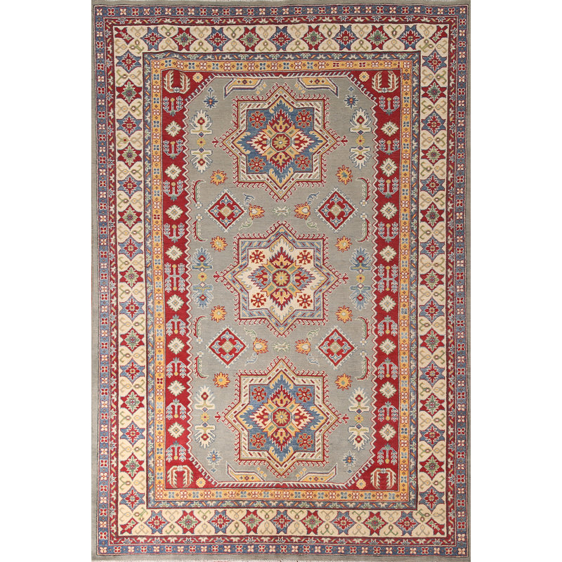 Handmade Kazak Oriental Area Rug