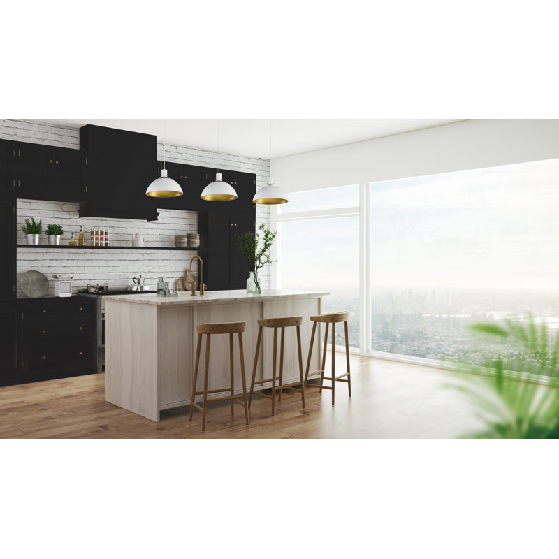 Dawn 1 - Light Unique/Statement Pendant, 8.75" H x 12" W x 12" D, White/Satin Brass