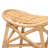 18.1" Wide Rattan Oval Footstool Ottoman