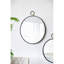 Miroir mural 24 po x 27 po avec cadre noir