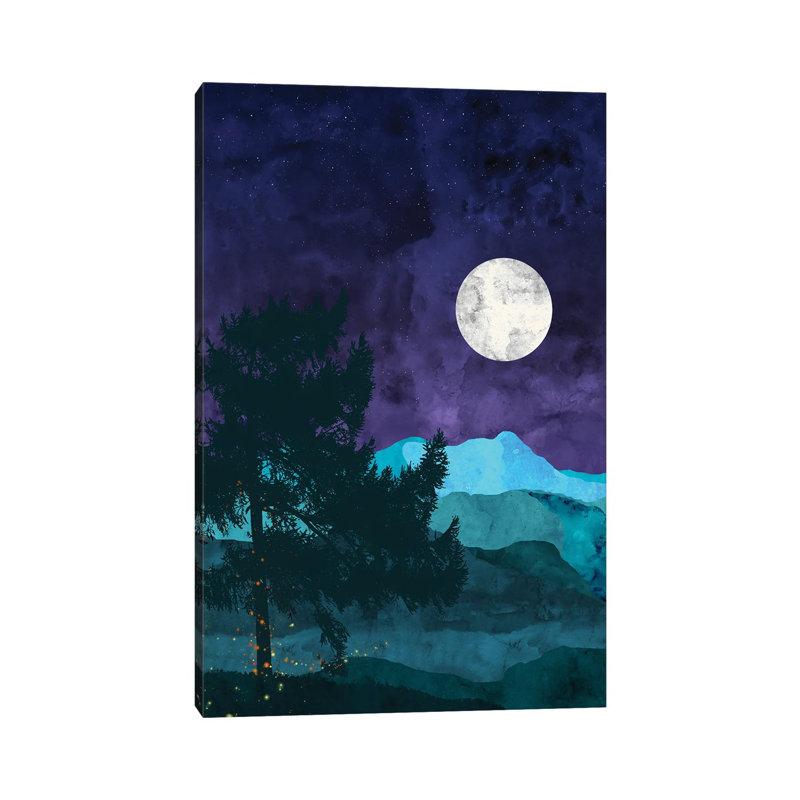 Nocturnal Mountains by Van Credi - Wrapped Canvas Print, 101.6 cm H x 66.04 cm W x 1.91 cm D